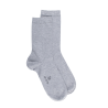 Chaussettes femme Soft Coton à bord souple - Gris Rocheux