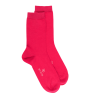 Chaussettes femme Soft Coton à bord souple - Cerise