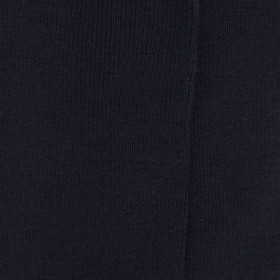 Chaussettes femme spéciales jambes sensibles sans bord élastique en laine - Bleu foncé | Doré Doré