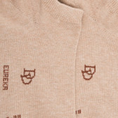 Socquettes femme en coton égyptien - Beige Sable