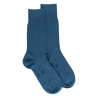 Chaussettes homme en coton égyptien - Bleu golfe