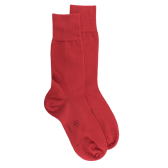 Chaussettes homme Eureka en coton égyptien - Rouge | Doré Doré