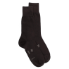 Chaussettes homme Eureka en coton égyptien - Marron