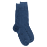 Chaussettes homme Eureka en coton égyptien - Bleu jean foncé