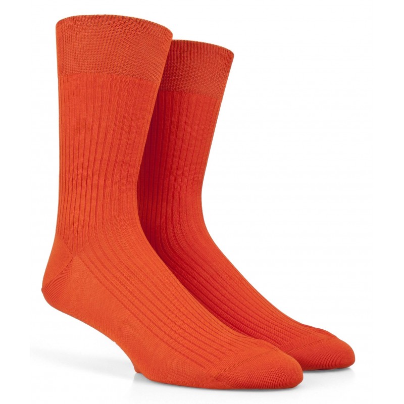 Chaussettes Dore Dore a fines cotes Orange